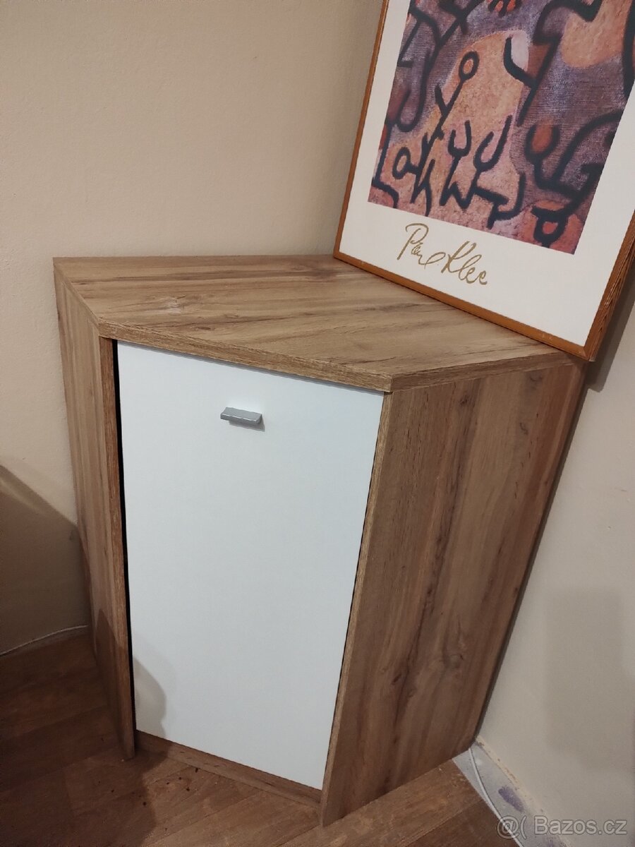 ⭐⭐⭐NOVÁ SKŘÍŇKA ROHOVÁ - SKŘÍN S POLICEMI 60x60x85 - 6