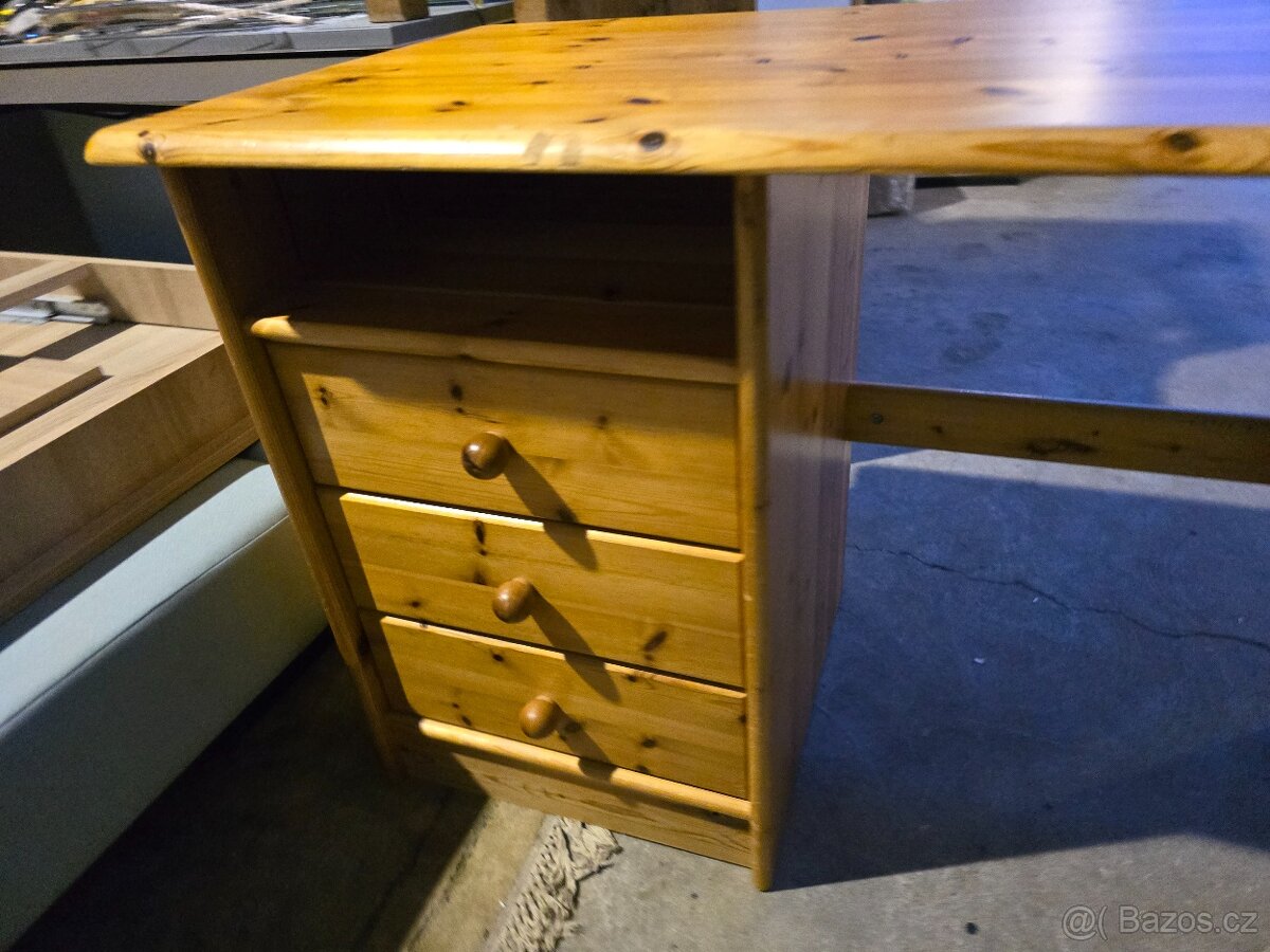 Psací stůl dřevo 60x120 výška 76 cm - 6