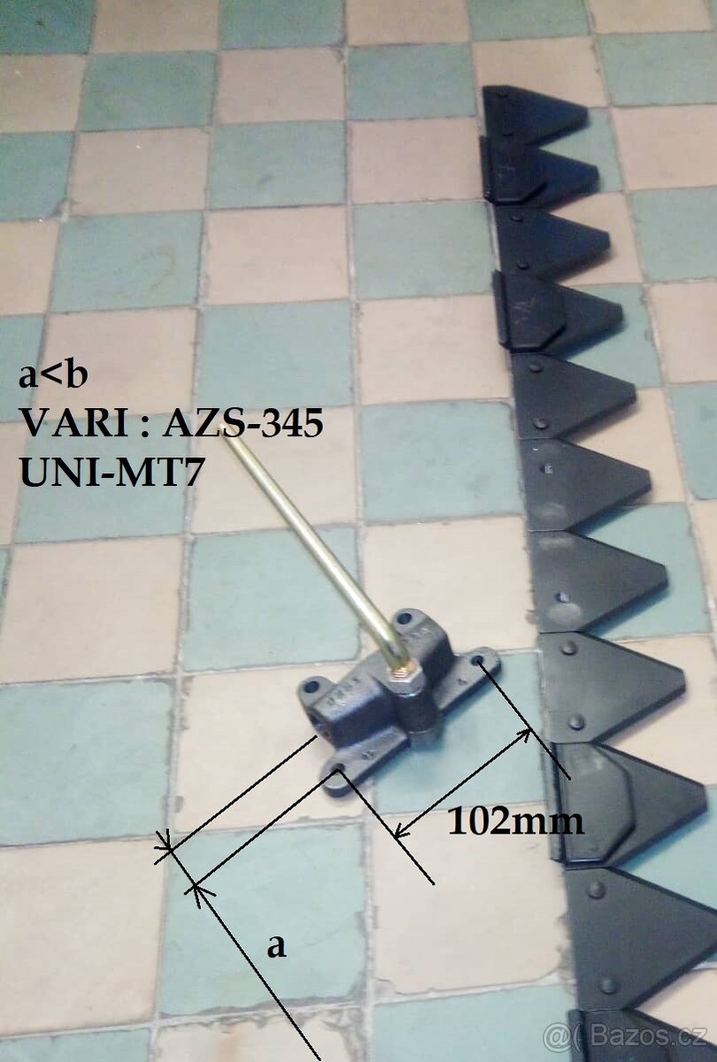 MF 70 , UNI MT7 , VARI , TERRA - kosy prstové nové - 6