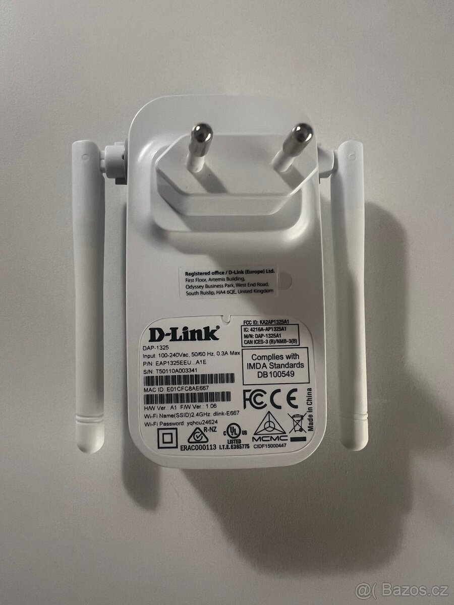 D-Link DAP-1325, Wi-Fi extender - 6