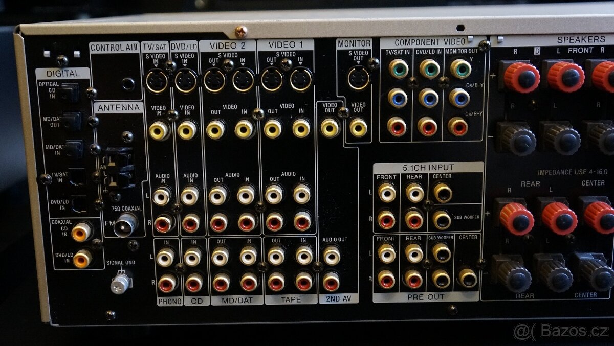 SONY HIGH -END receiver STR V555 ES CHAMPAGNE - 6