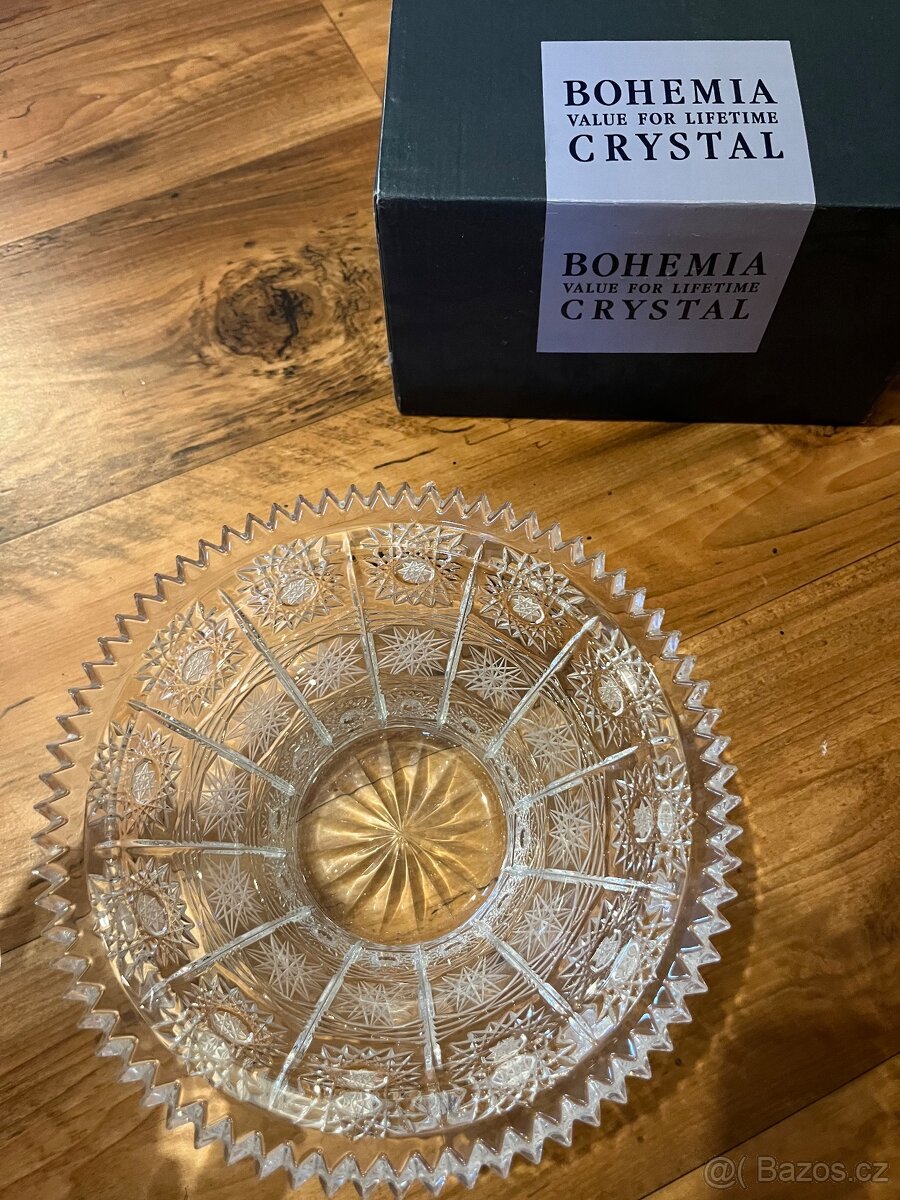 Broušená dóza Bohemia crystal - 6