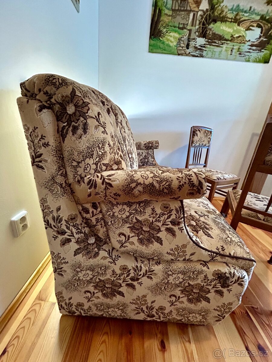 Gauč + 2 židle 1934 – V. Frynta, Trutnov – Art Deco / funkci - 6