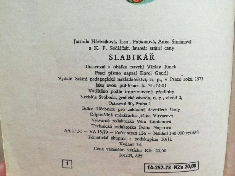 Slabikář (1973) - 6