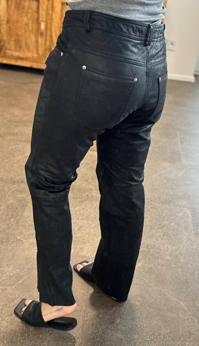 Dámské kožené kalhoty HIGHWAY - 6