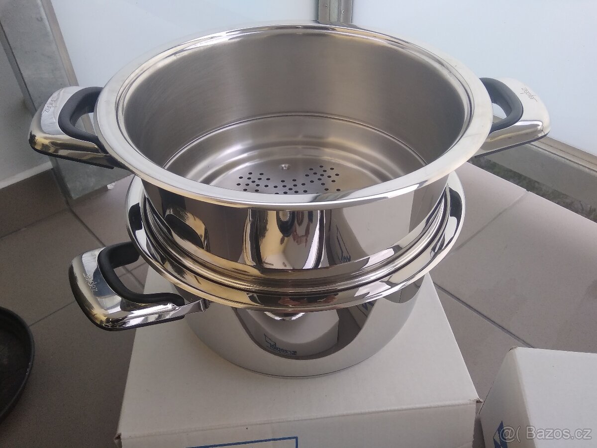 Zepter set-hrnce, mísa, struhadlo, parní košík - 6