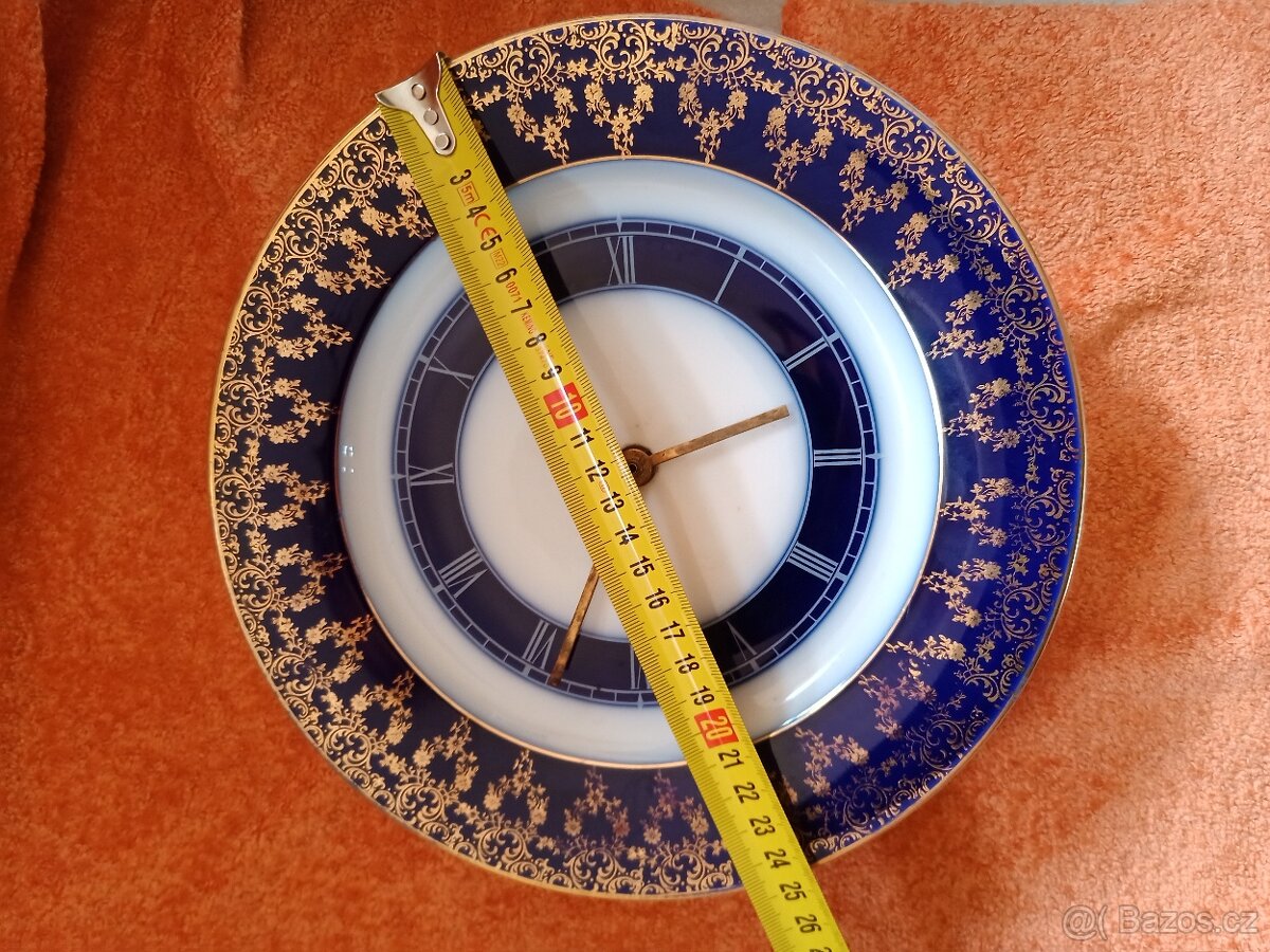 Prodám retro hodiny na talíři - 6