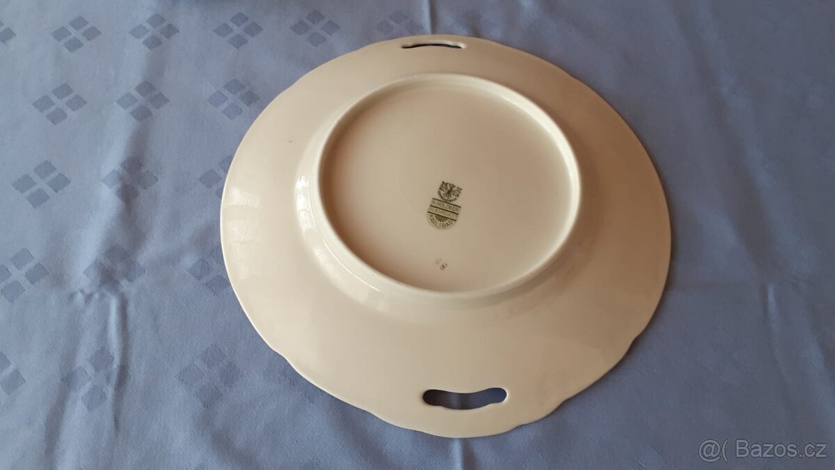 Stará porcelánová koláčová souprava - 6