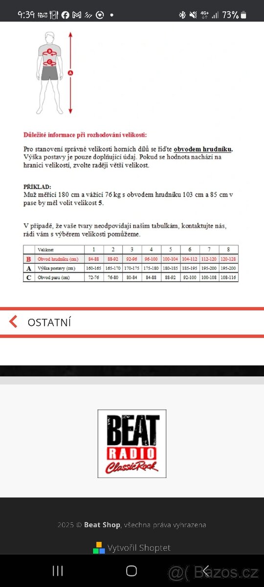 Cyklistický dres Radio Beat - 6