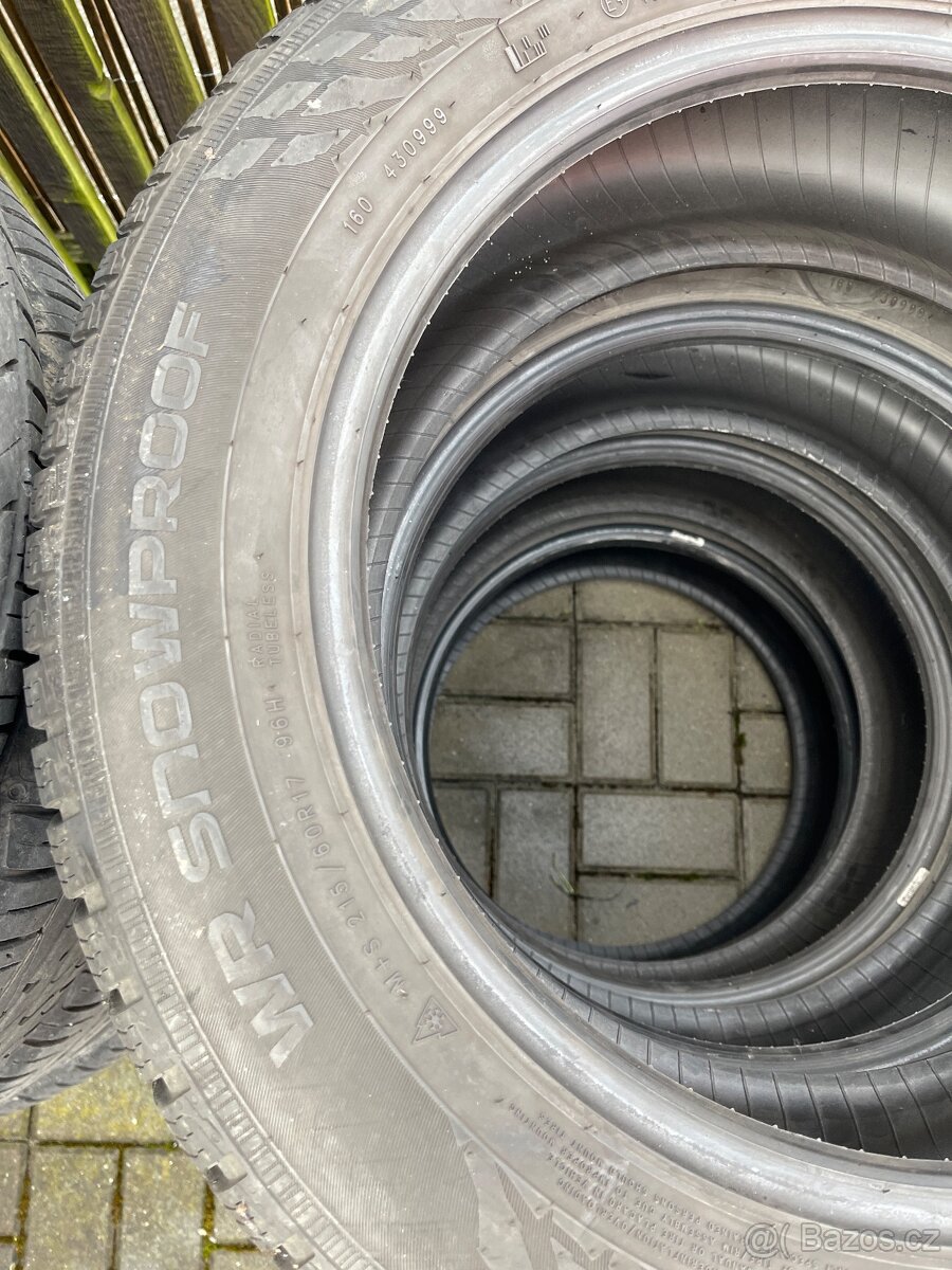 4xZimní Pneumatiky Nokian Tyres WR Snowproof 215/60 R17 96H - 6