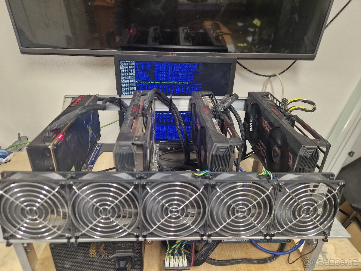 Mining rig 4x VEGA 56 8gb - 6