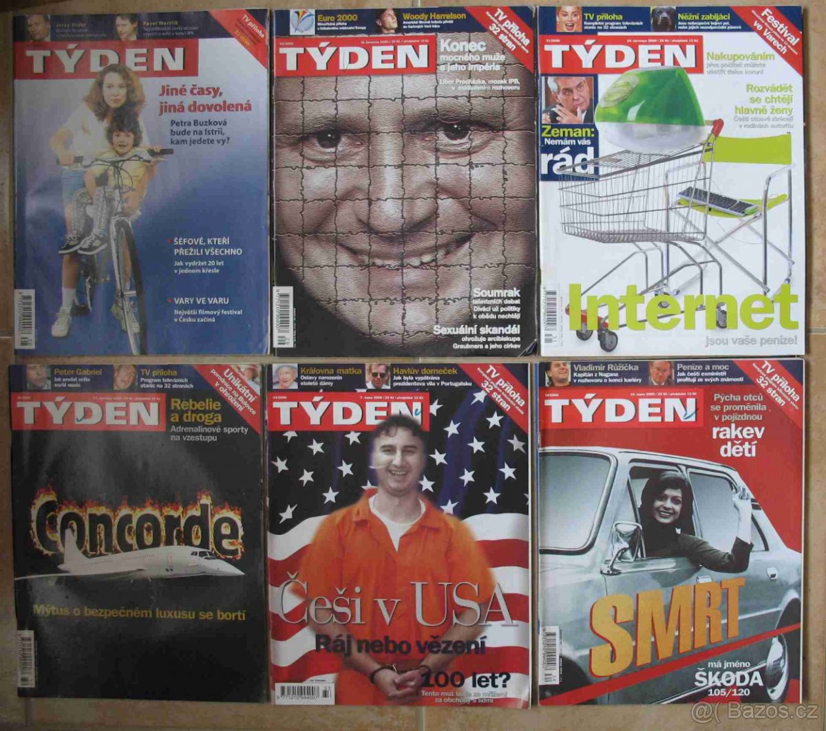 Prodám Časopis Týden - rok 2000 - 6