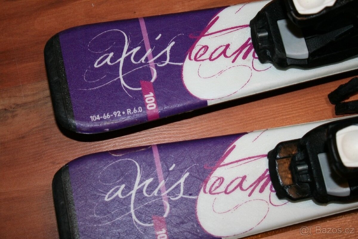 lyže Stockli 100 cm , nastavitelne lyžaky - 6