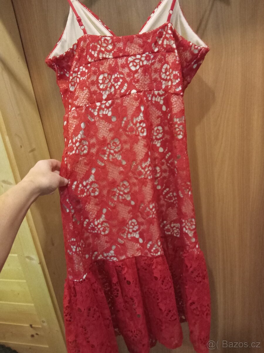 Červené šaty Romeo & Julie ,vel.M - 6