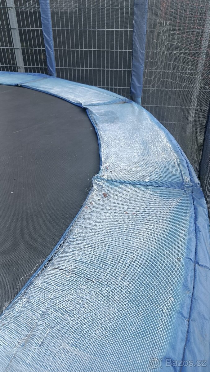 Trampolína 430cm průměr, modrá - 6