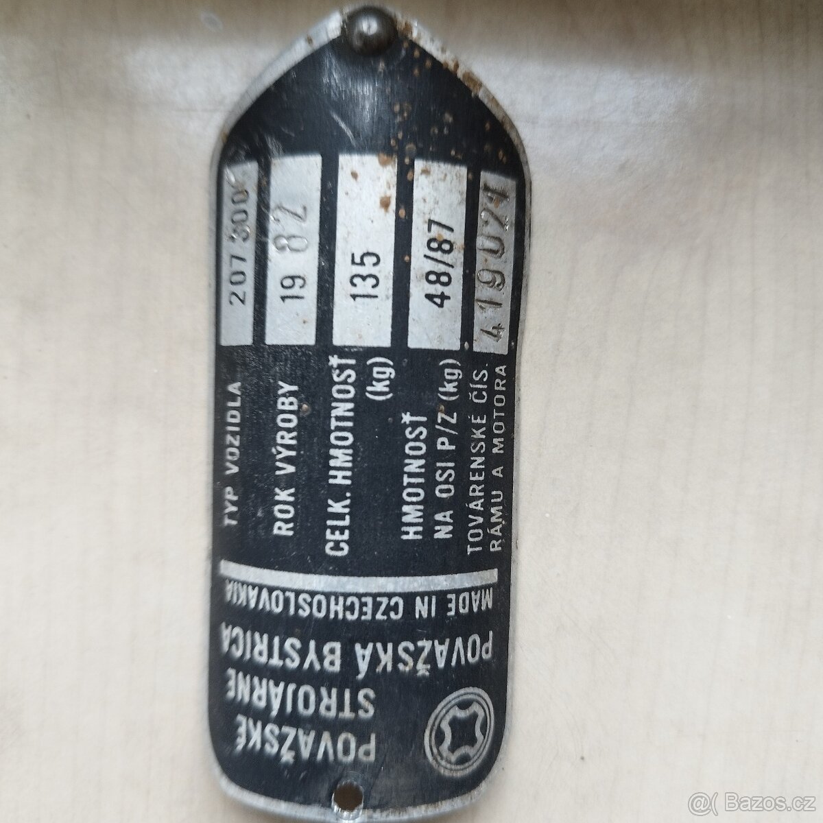 Babetta 207-210 štítky - 6