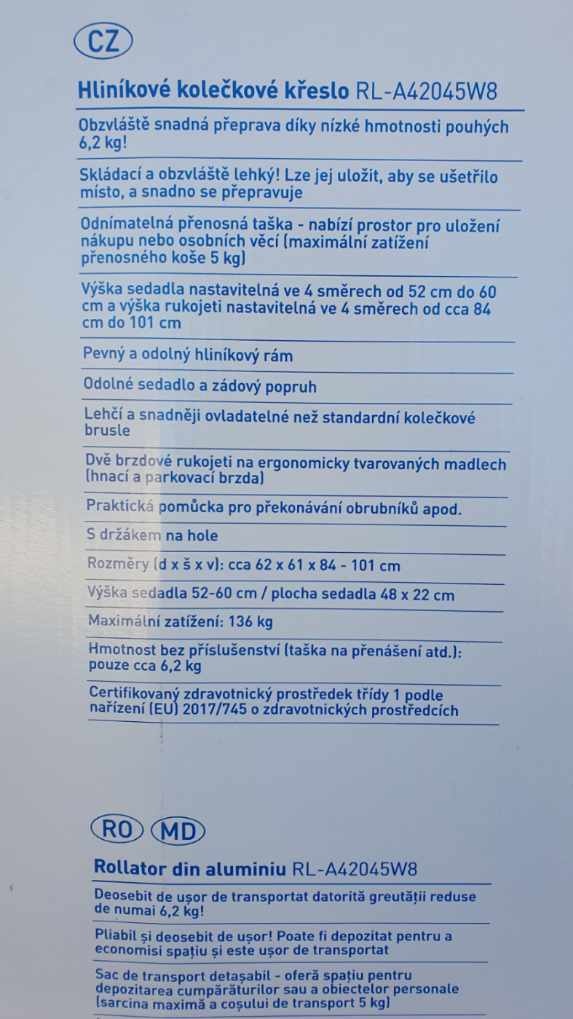 Hliníkové chodítko - 6