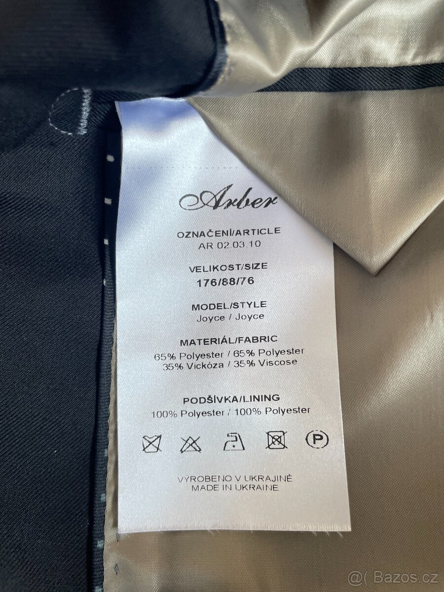 Oblek společenský GREGORY AMBER vel. 176/88/76 - 6