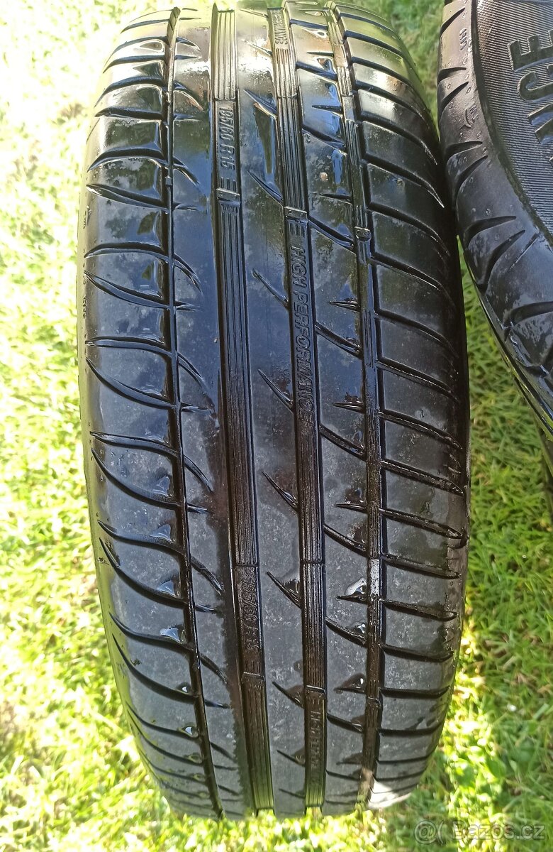 ALU Kola R15 7J 15H2 ET49 + letní pneu (Opel Astra) - 6