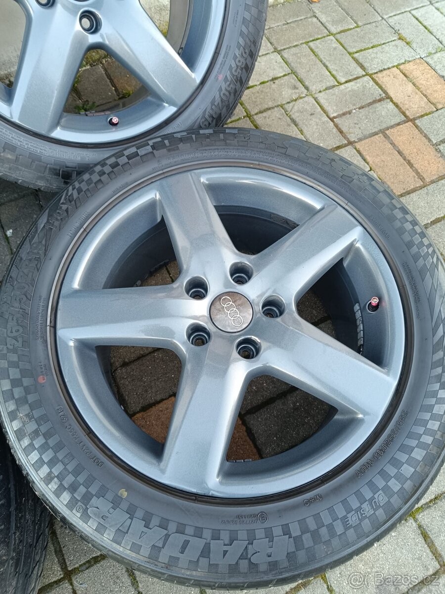 ALU 5x130 r19 Q7, VW, PORSCHE + PNEU - 6