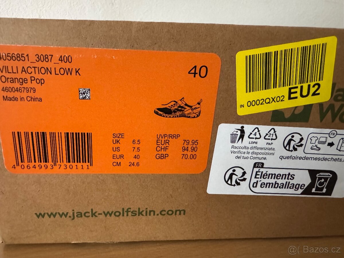 Nové tenisky Jack Wolfskin, vel. 40 - 6
