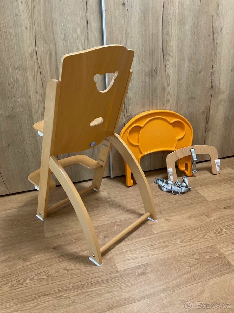 Dřevěná jídelní židlička Pali Pappy-re - 6