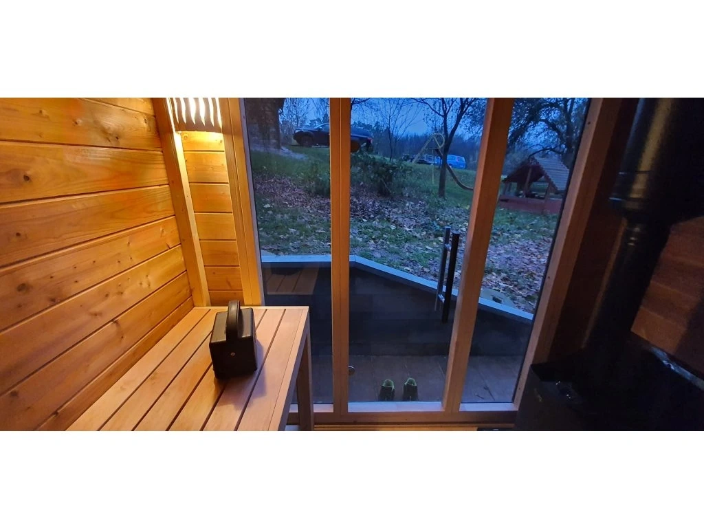 Venkovní sauna Thermowood Cubic XS 2,2x2,4m - 6