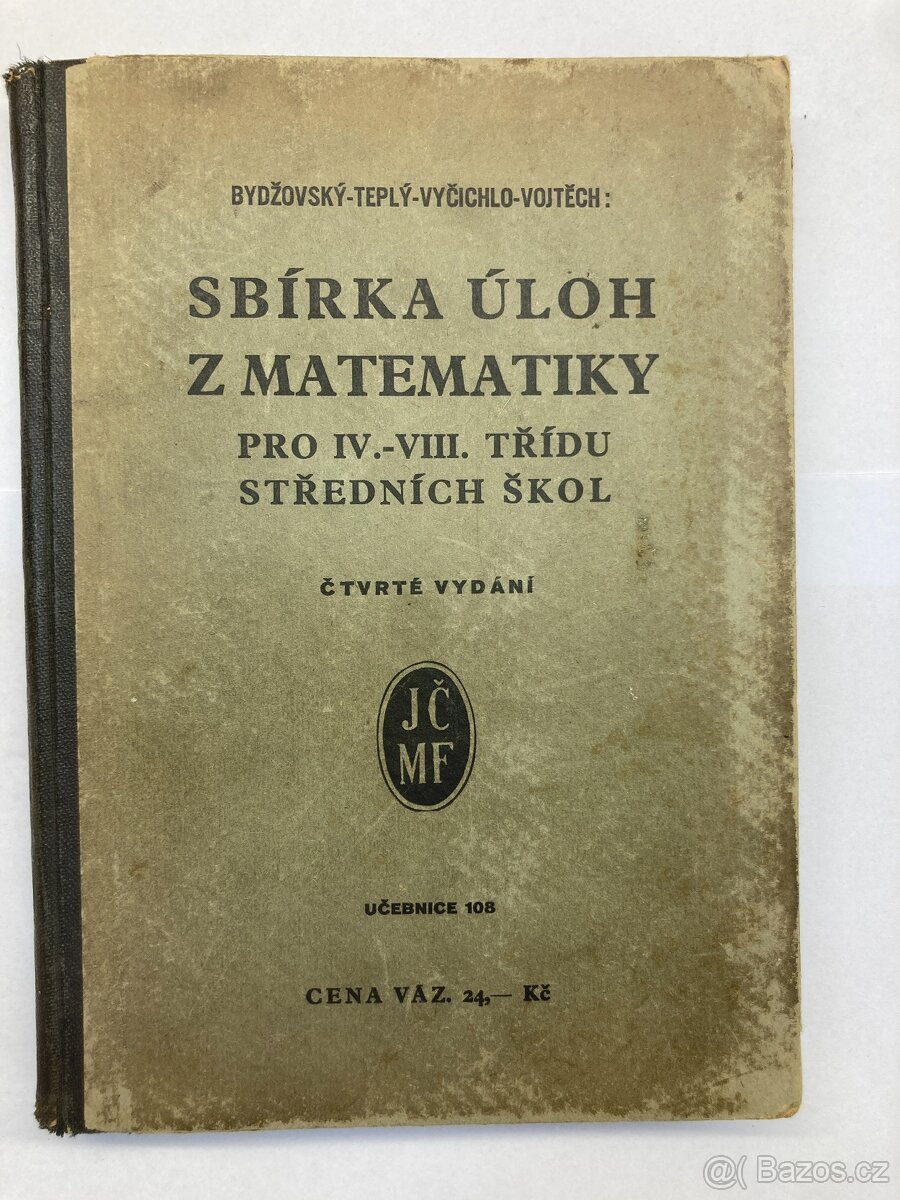1908 až 1937 - Sada 18 původních učebnic pro střední školy - 6