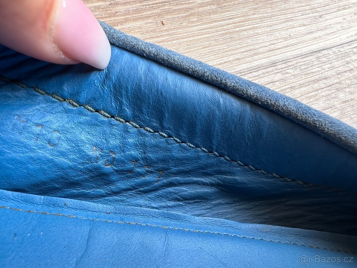Louis Vuitton pánské modré mokasiny, originál - 6