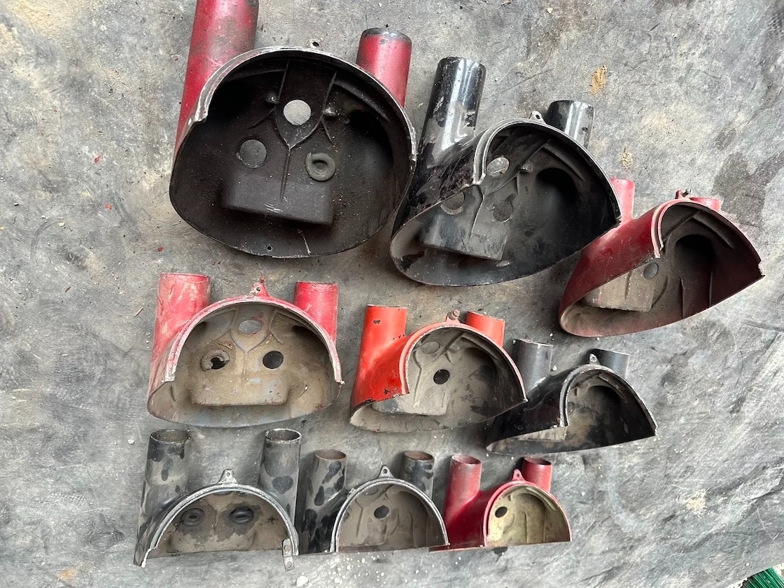 Predám spodní maska JAWA ČZ 175/356 CZ 175/450 LIAtiová - 6