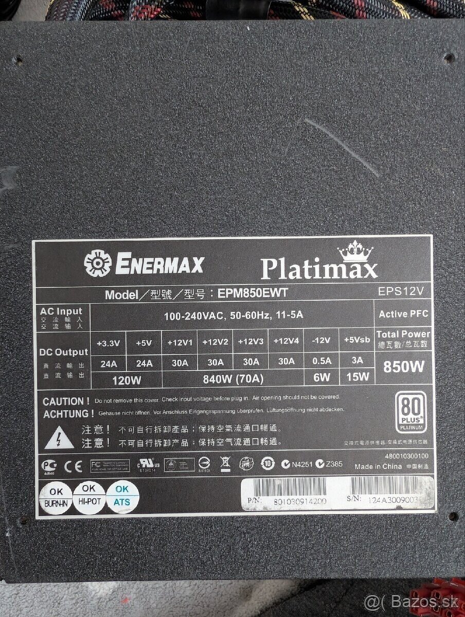 850W zdroj Enermax Platimax - 6