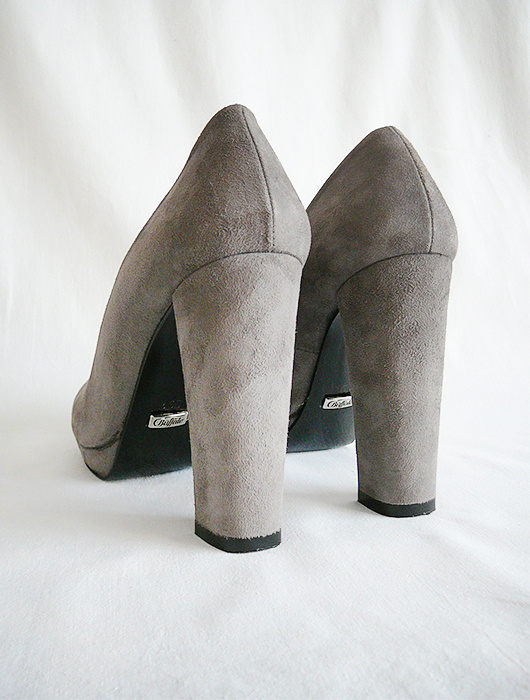 Semišové lodičky 36 Buffalo London - 6