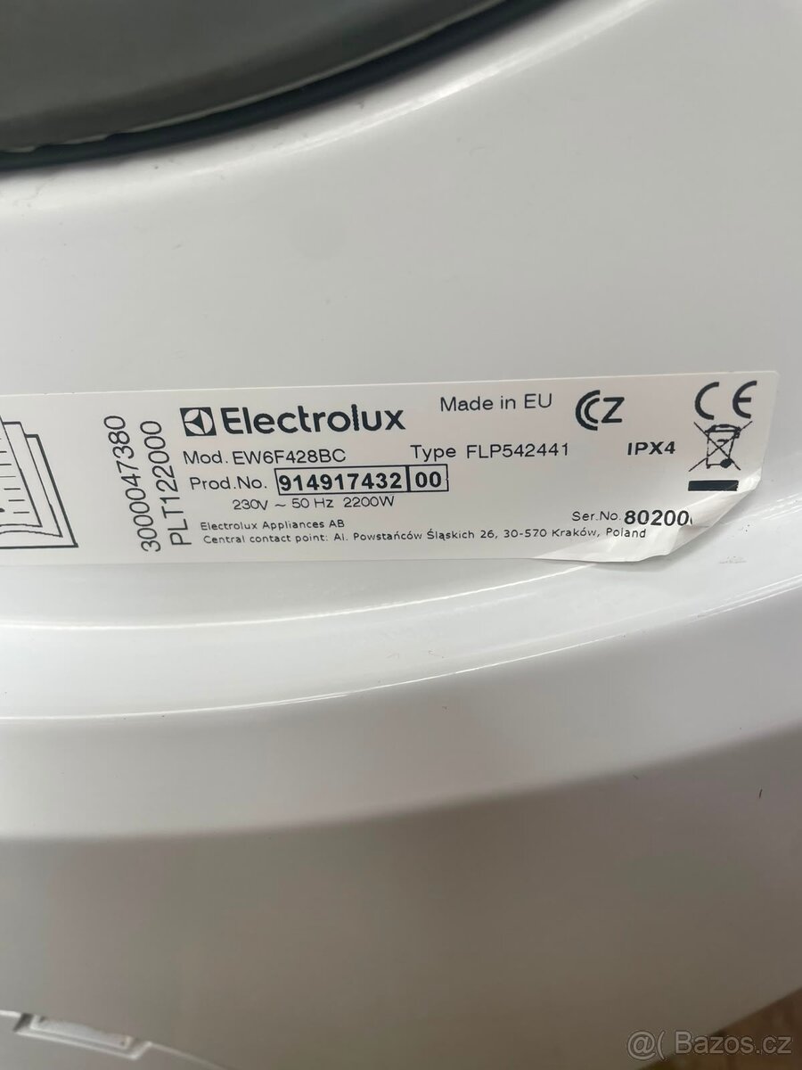 Pračka Electrolux/// A+++/ 8kg/ 1200 otáček / antialergická - 6
