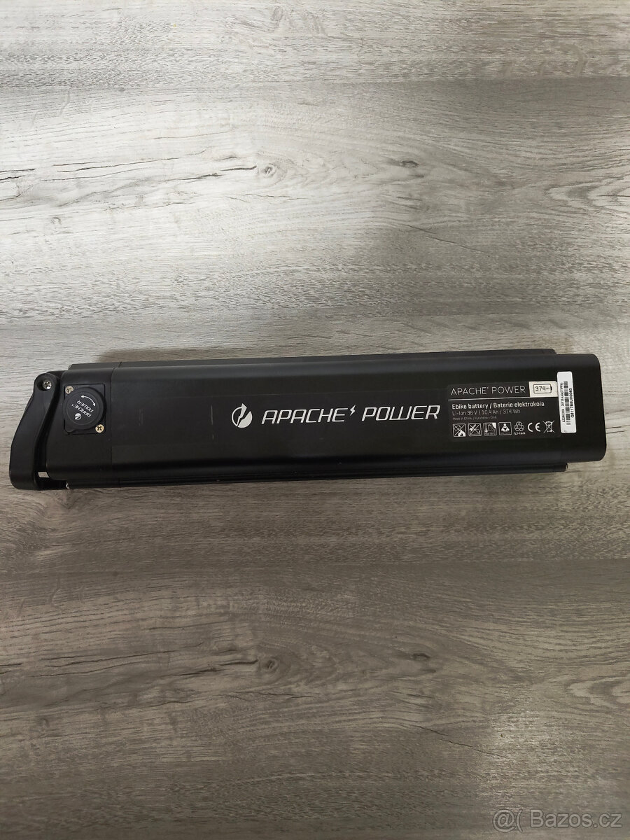 Prodám skládací elektrokolo Apache Tocho černá - 6