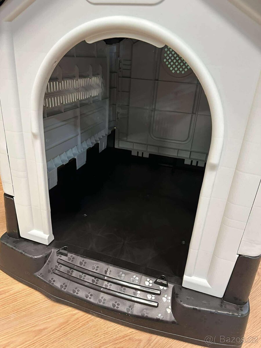 Zateplená plastová bouda pro psa – nová - 6