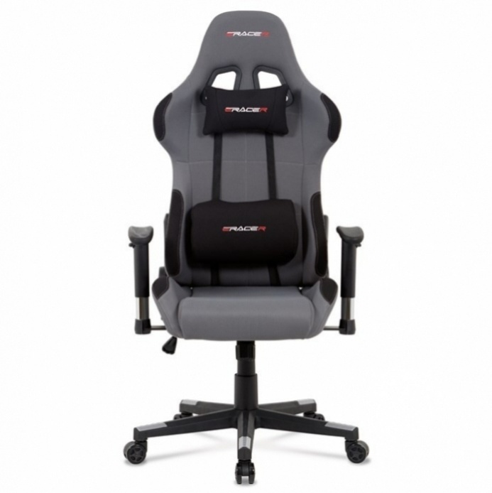 Stylové křeslo KA-F05 GREY do kanceláře nebo na hraní - 6