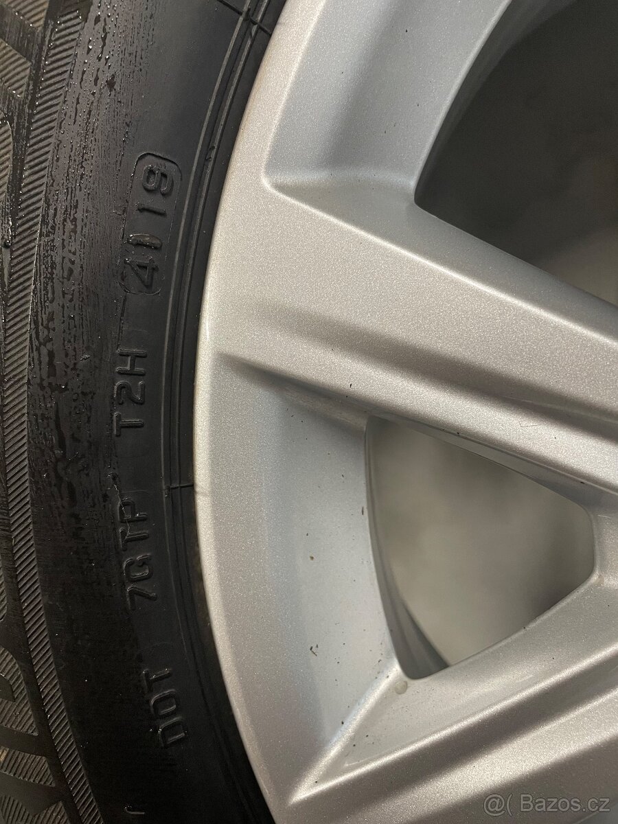5x112 R17 6,5J ET39 BMW + 205/60 R17 zimné - 6
