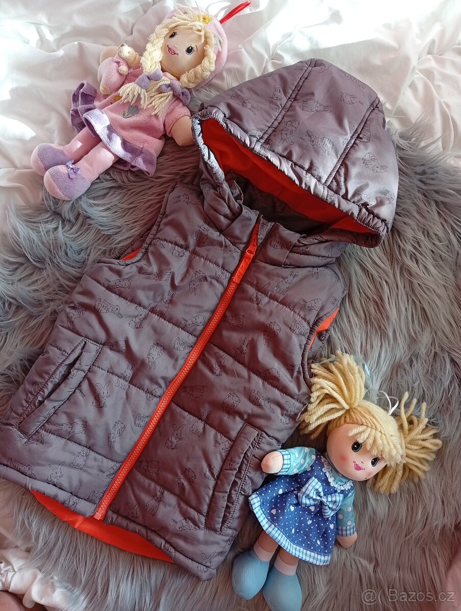 Dívčí vesta vel..98, 116, 122 - 6