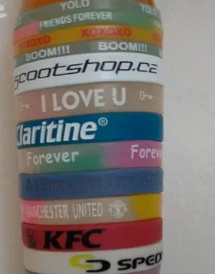 Gumové náramky na ruku - 6