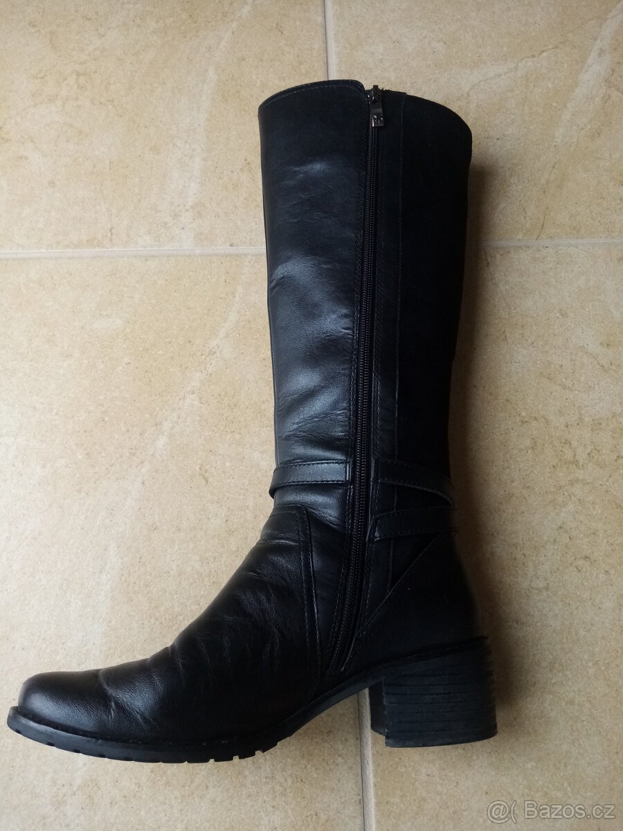 Kožené kozačky Caprice vel. 38 - 6