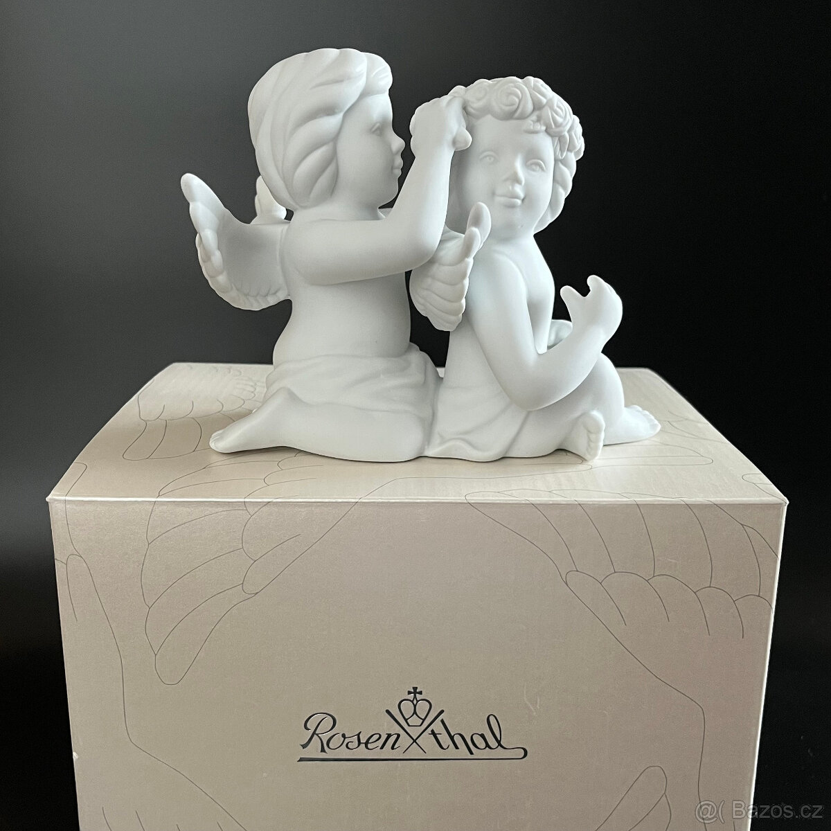 Rosenthal Soška, dekorace Dva andělé 12.5 cm - 6
