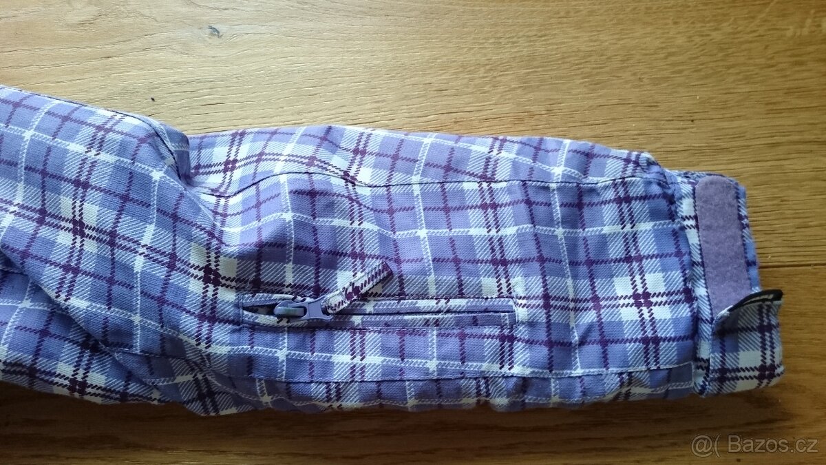 Dívčí fialová značková zimní bunda i na lyže, vel. 146 - 6