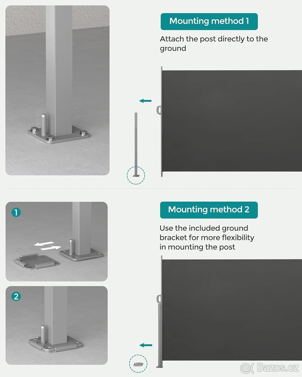 Boční markýza 140x300cm - 6