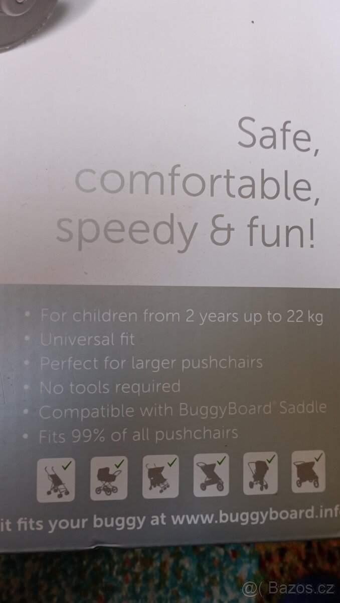 Stupátko ke kočárku Lascal Buggy Board - 6