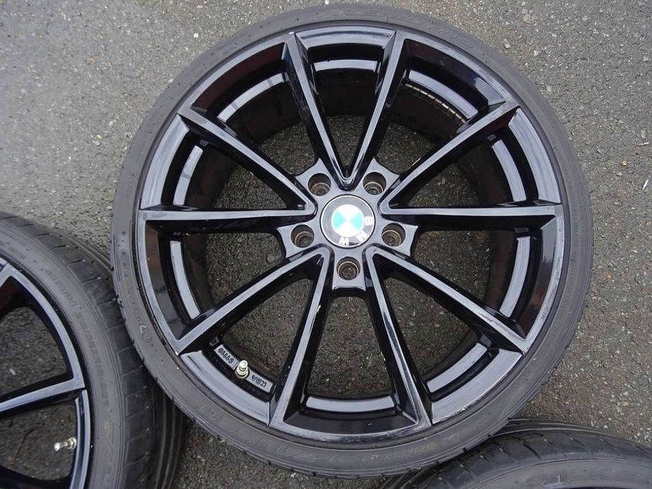 Alu disky černé na BMW, 19", 5x120,ET 42, letní sada - 6