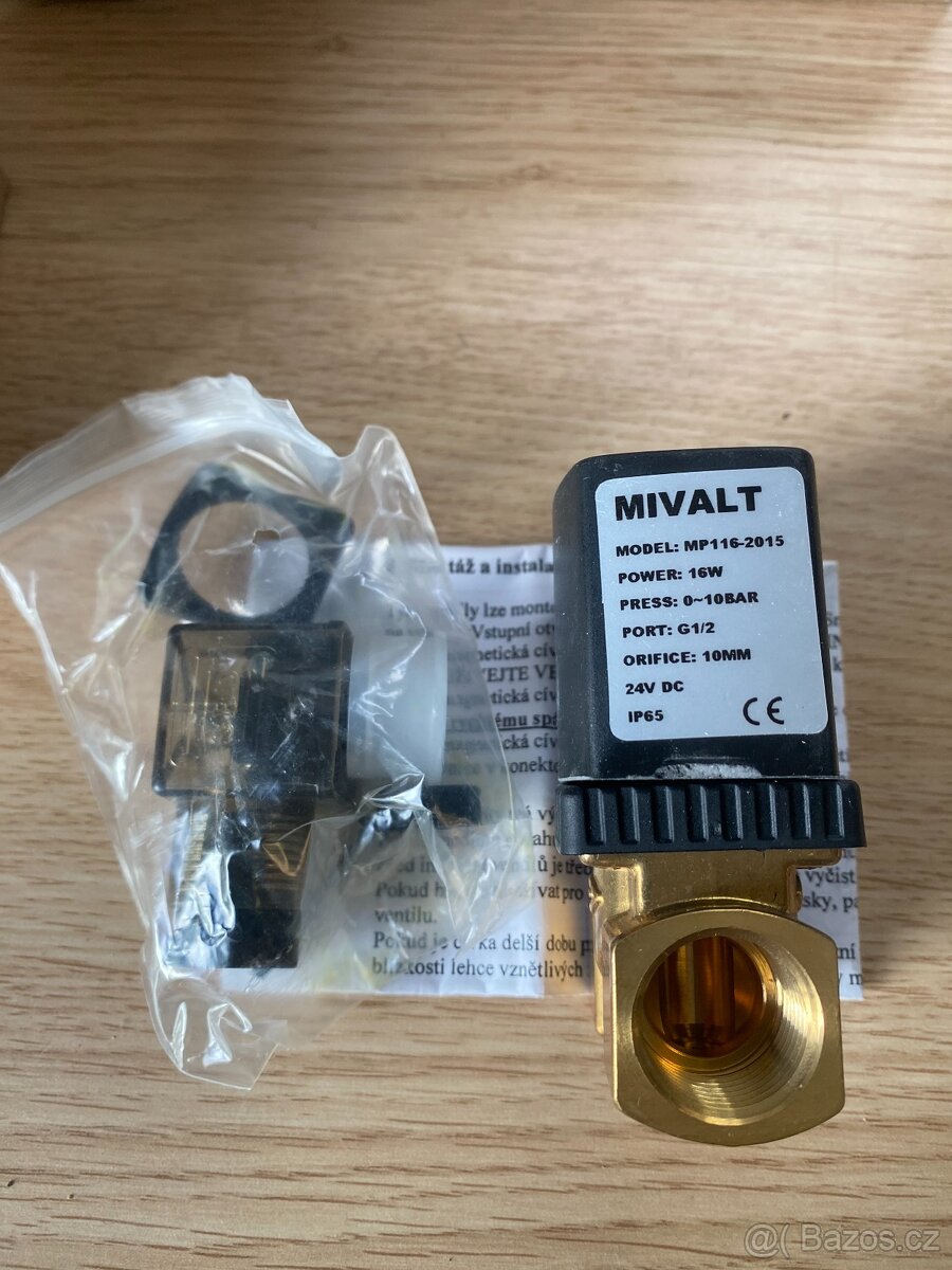 Dvoucestný elektromagnetický VENTIL - 6