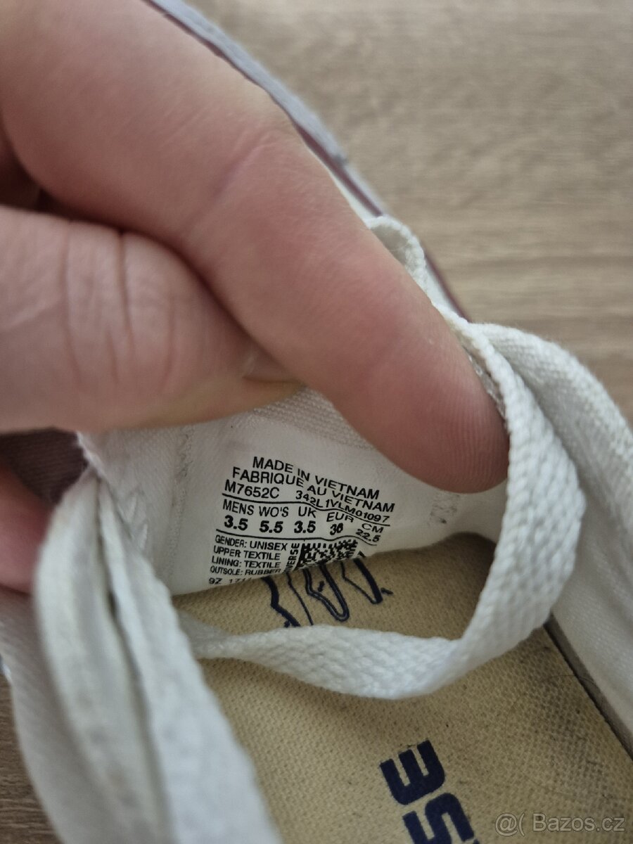 Converse tenisky bílé - velikost 36 EU - 6