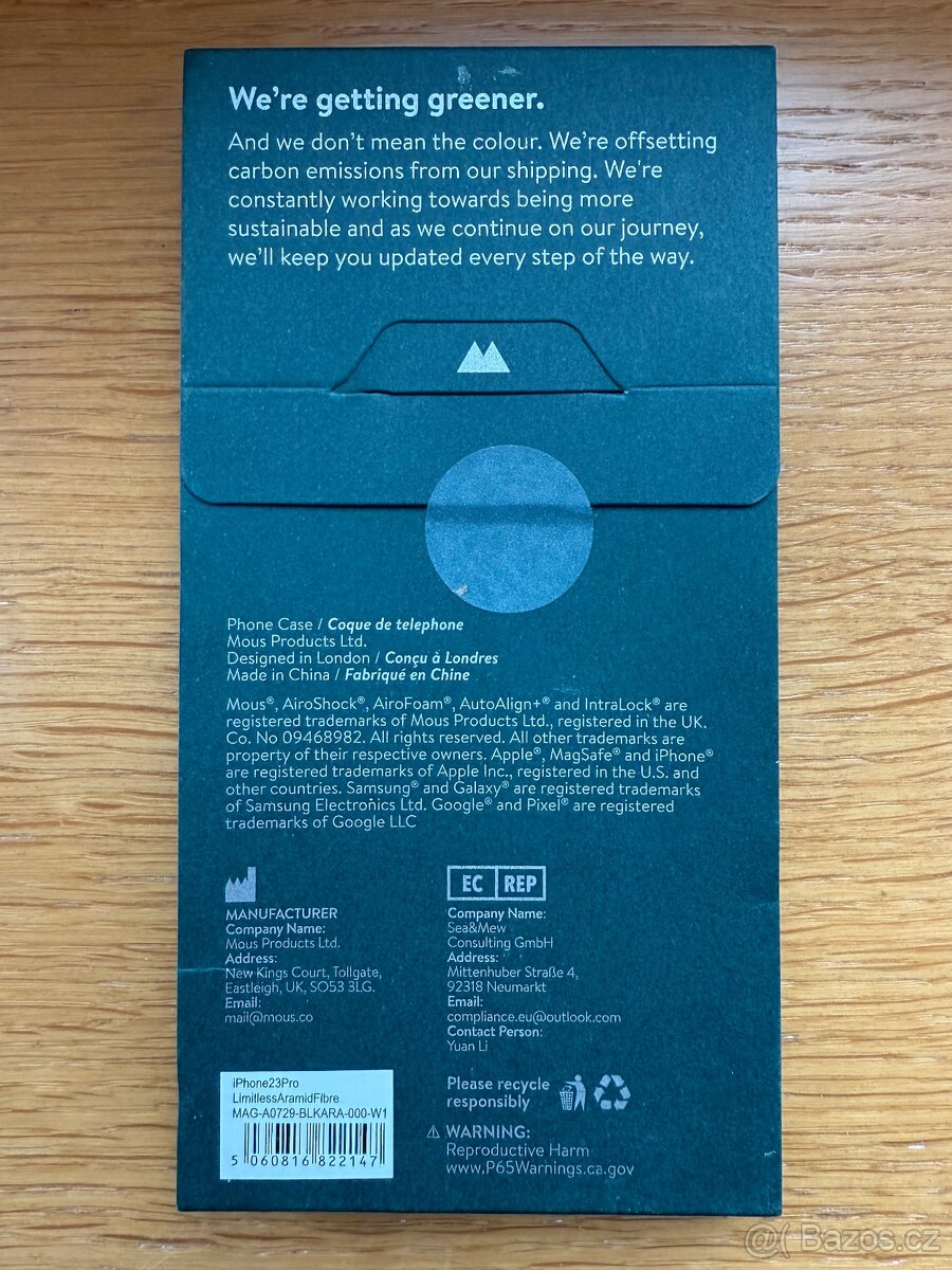 Mous Limitless Aramid Fibre pro iPhone 16 Pro - nový - 6