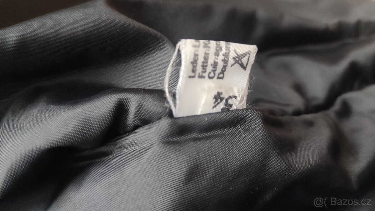 Kožená bunda černá vel. XL/XXL - 6