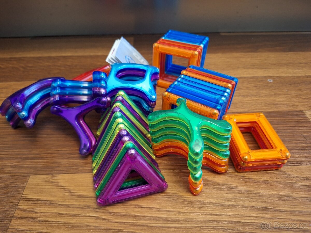 Magnetická stavebnice Powerclix 50 ks - 6